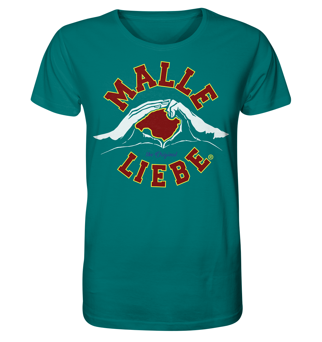 MalleLiebe® Rot-Gelb - Organic Shirt