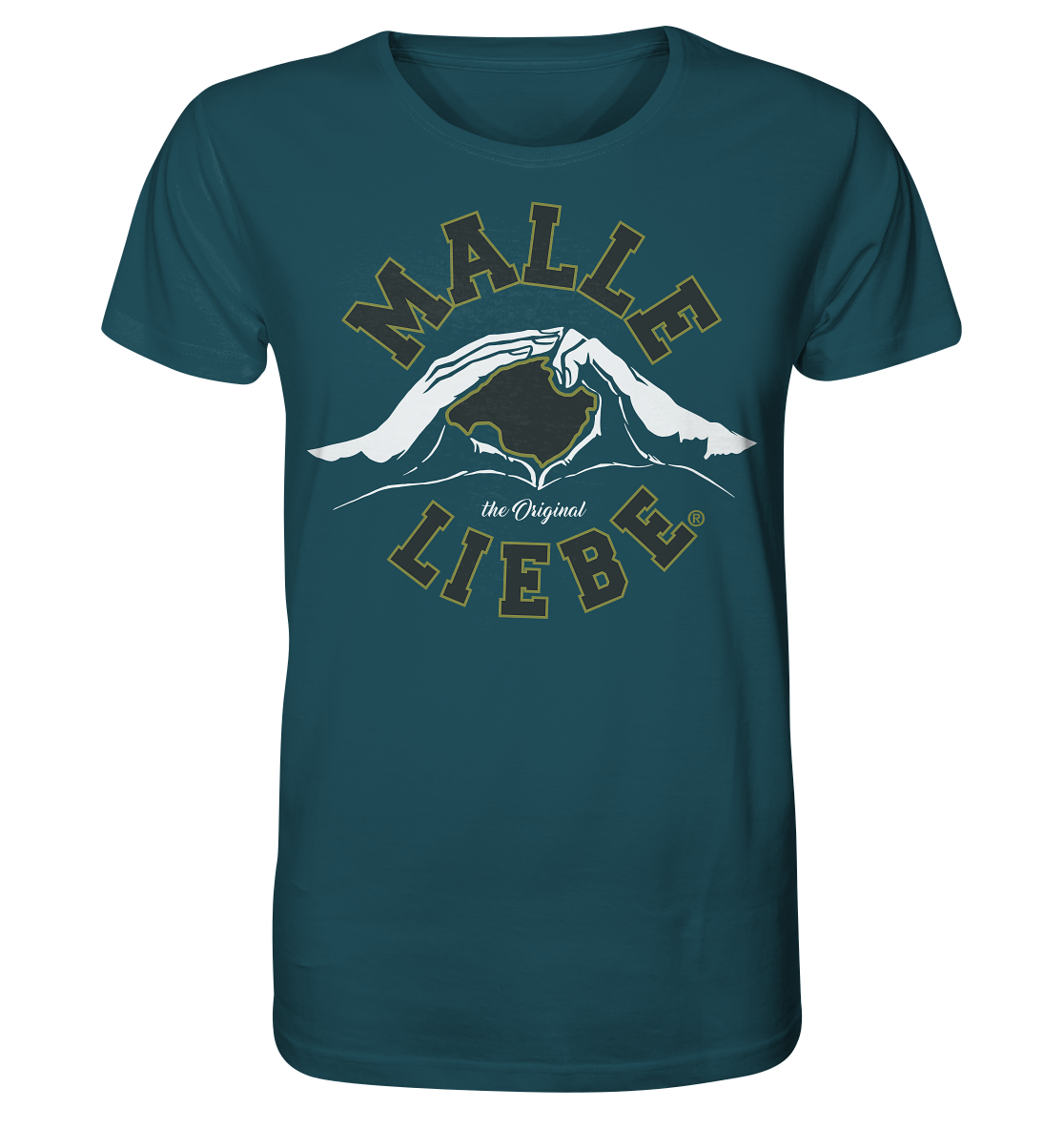 MalleLiebe® Grau-Olive - Organic Shirt