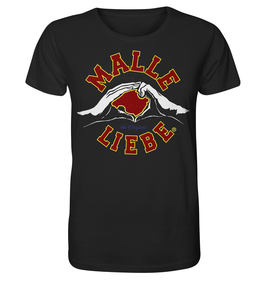 MalleLiebe® Rot-Gelb - Organic Shirt