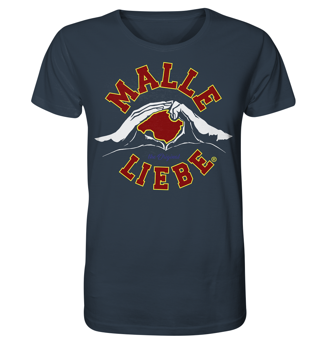 MalleLiebe® Rot-Gelb - Organic Shirt