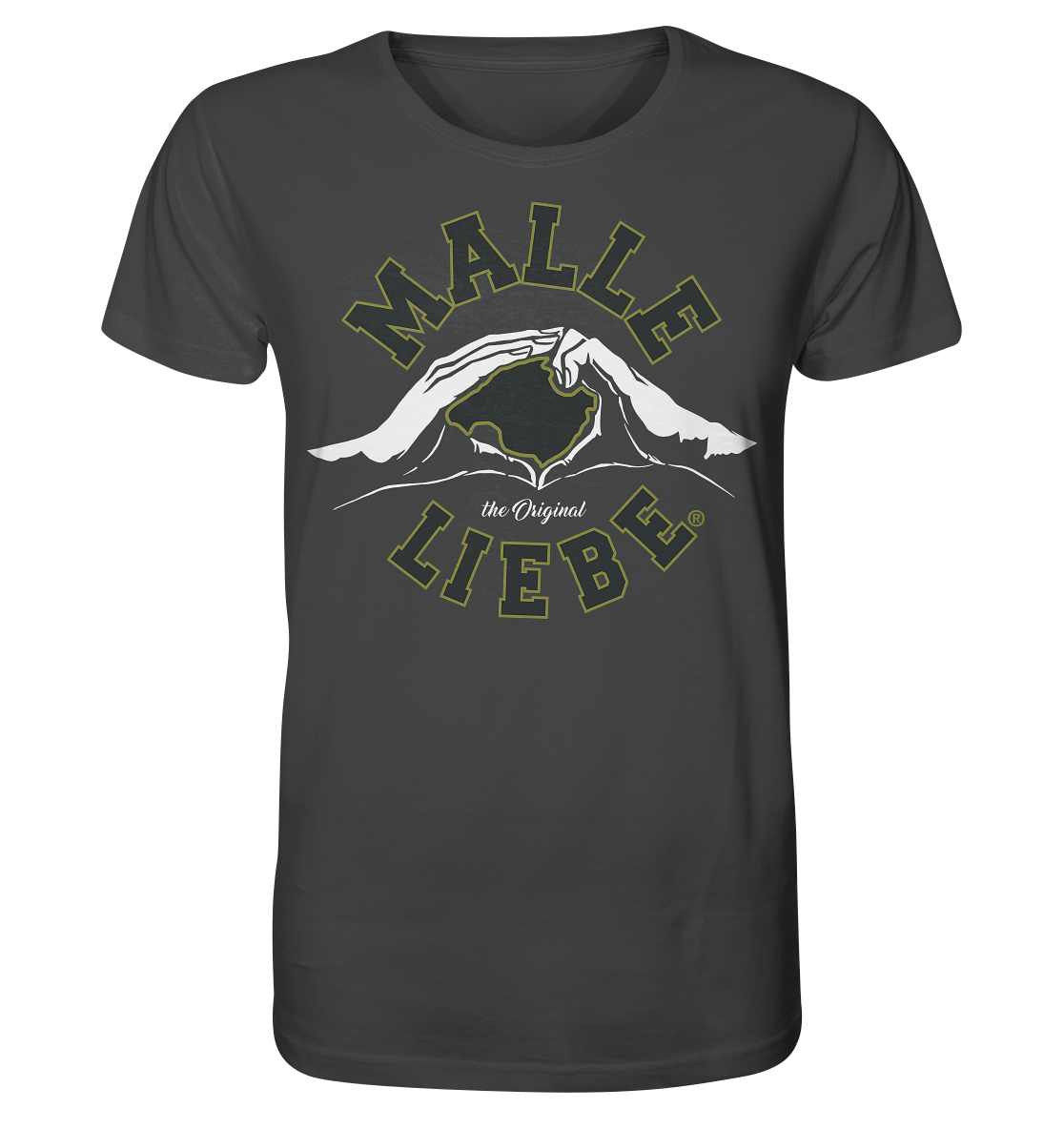 MalleLiebe® Grau-Olive - Organic Shirt